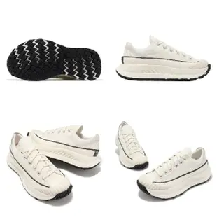 【CONVERSE】休閒鞋 Chuck 70 AT-CX 男鞋 女鞋 米白 黑 1970 帆布 厚底 增高 三星標(A06556C)