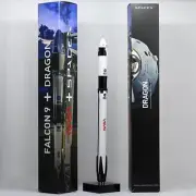 1:233 Space X Falcon 9 Crew Dragon Spacecraft Rocket Model Toy