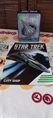 Eaglemoss star trek #70 Voth City Ship & magazine