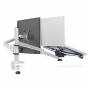 TODO 10"- 15" Laptop + 14"- 27" Monitor Aluminium Bracket Stand Desk Mount