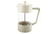 Casa Barista Oslo Accent 5 Cup Coffee Plunger 350ml Tea Coffee Maker - Cream