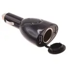 For Samsung Galaxy Z Flip6 - DC Socket Car Charger 2-Port USB Power Adapter