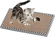 Cat Scratching Post for House Cats - Reversible Cardboard Scratching Block | Easy to Use Multifunctional Indoor Toy for Cats