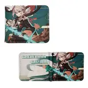 New Kaedehara Kazuha Style A GENSHIN IMPACT BiFold Wallet Credit Card Billfold