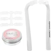LIFKOME 1 Set Eye Makeup Aid Mini Kit Eyebrow Brush Lids Lashes Applicator Lash Curler Wands Brow Comb Fake Grooming Eyelashes Makeup Supplies Reusable Eyelash Stencil Diphenylene