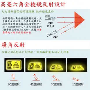 【月陽】超值16片汽車自行車家用高亮反光貼貼紙(RL9216)