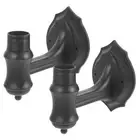 2pcs Wall Lamp Holders Industrial Light Fixtures Wall Solar Light Holders for
