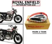 Royal Enfield "Interceptor 650 Mark 2 Petrol Gas Fuel Tank"