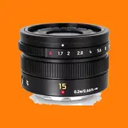 Panasonic Leica DG SUMMILUX 15mm/F1.7 ASPH Black Lens - Brand New