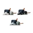Ceramic Teapot Set Tea Pot with Tea Infuser 3 Cups Storage Case Porcelain Teacup