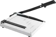 Upgraded 12Inch Paper Cutter, A4–Paper Trimmer with Safety Protection Device and Blade Lock, 12 Sheets Capacity, Precision Guillotine Paper Cutter for Craft Paper, Coupons, Labels and Photos