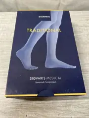 Sigvaris Medical Measured Compression Stockings - Traditional M Short Open Toe