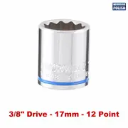 Kincrome K2842 - Socket 3/8" Drive 17mm Mirror Polish