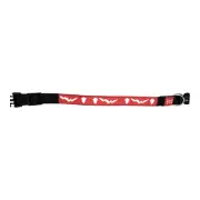 DOGLED Flashing LED Dog Collar Medium Fits 15.7-19.7" Neck red color