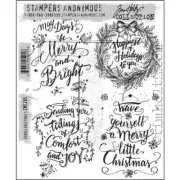 tim holtz Cms285 Doddle Christmas Stamp Set Stampers Anonymous