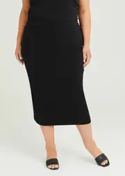 [Taking Shape] Taking Shape Luna Long Skirt Size 16 in Black - Plus Size Women's Skirts Black