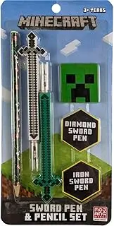 Minecraft Sword Pen and Pencil Set, Multicolor