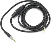 3.5mm Headphone Cable, Male to Male Cable Earphone Cable with Volume Control for HyperX Cloud
