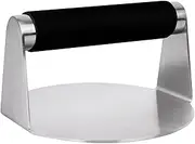Mallez Smash Burger Press, 5.5 inch Food-Grade 304 Stainless Steel Burger Press with Silicone Handle, Heavy Duty Burger Smash for Flat Top Griddle Grill Cooking Steaks BBQ Sandwich