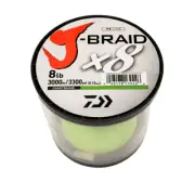Daiwa J Braid x8 3000m Chartreuse @ Otto's TW