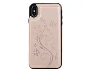 C46 Gold Cross-body Smartphone Embossed Protective Case for iPhone 14 Pro Max 6.7 inch