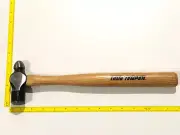 Vintage True Temper Ball Peen Hammer 16 Oz 1016 Wood Handle Tool Rare NOS