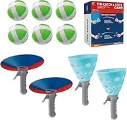 Générique Sticky Ball | 2 in 1 Waterproof Ball Stick Capture Game | Pool Sticky Ball for 2 People, 7.48x5.31x9.06 Inch Pop and Catch Ball Game for And Adults, Game I