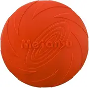 1x Diameter 22CM TPR Frisbee Dog Flying Disc Chasing Retrieving Chew Toy (RED)