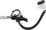 Grcfumo Rear Brake Master Cylinder, Metal Alloy Rear Brake Master Cylinder, Motorcycle Hydraulic Rear Brake Master Cylinder for GL1500SE GL1500A
