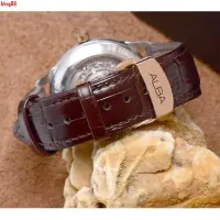 在飛比找蝦皮購物優惠-【新品上新】雅柏手錶錶帶牛皮真皮錶帶男蝴蝶扣配件 女錶鏈皮帶