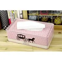 在飛比找PChome商店街優惠-zakka 生活雜貨 粉紅色 馬車 紙巾盒 面紙盒 餐巾盒 