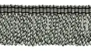 Tuxedo 3" Bullion Fringe with Fancy Woven Header [By the Yard]