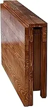 Wall Mounted Folding Table Desk Drop Leaf Wooden Bookshelf Home Office Work 80x60cm