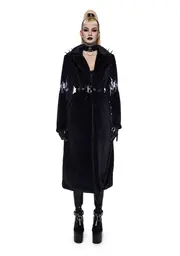 [Widow] Nocturnal Nirvana Faux Fur Duster