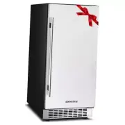 Beverage Refrigerator 15 Inch, Beverage Fridge with 15 Inch 100 CAN silver