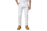 Hard Yakka Mens 3056 Stretch Canvas Cargo Work Pants Y02880 - White