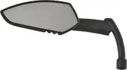 Harley-Davidson 1955-Newer Matte Black Apache Left Side Mirror w/ Knife Stem