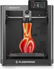 FLASHFORGE AD5M 3D Printer Fully Auto Calibration Print with 1-Click Max 600mm/s Speed, All-Metal CoreXY Structure Precise Printing, Easy-Maintenance Quick-Swap Nozzle, Print Size 220x220x220mm