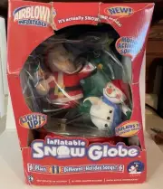 Gemmy 2005 Airblown Inflatable Snow Globe Christmas 15 Inches Never Used