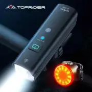 Bicycle Light 1200LM T6 LED Rechargeable Set Road MTB Bike Front Back Headlight
