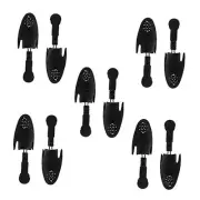 Shoe Trees Men Stretcher Holder Shaper Support Black 5 Pairs Adjustable Men
