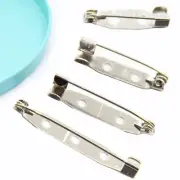 100X Brooch Bar Backs Safety Pins Badge Fasteners for Jewellery Findings New AU