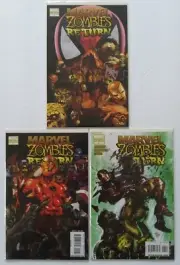 Marvel Zombies Return #1 & #2 (Suydam) + #3 (Wilkins) 2nd Print Variant Set 2009