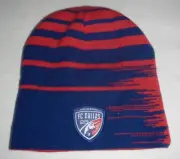 FC Dallas Burn MLS Soccer Team Advocare Logo Reversible Winter Beanie Hat Cap