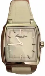 Kenneth Cole New York Watch New w/ Tag white dial white strap