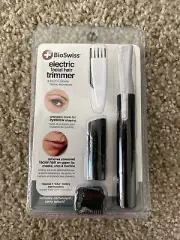 BioSwiss Electric Facial Hair Trimmer Precision Blade For Shaping NEW