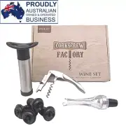 Wine Vacuum Pump, Wine Stoppers, Wine Aerator and Corkscrew, Quality Gift Set