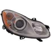 Headlight For 2010-2015 SmartCar Fortwo Right Side Chrome Housing Clear Halogen (for: Smart)