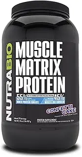 NutraBio Muscle Matrix (Freedom Fetti, 2 Pounds)