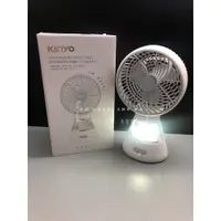 在飛比找蝦皮購物優惠-KINYO 8吋充電式照明涼風扇CF-5800  USB靜音